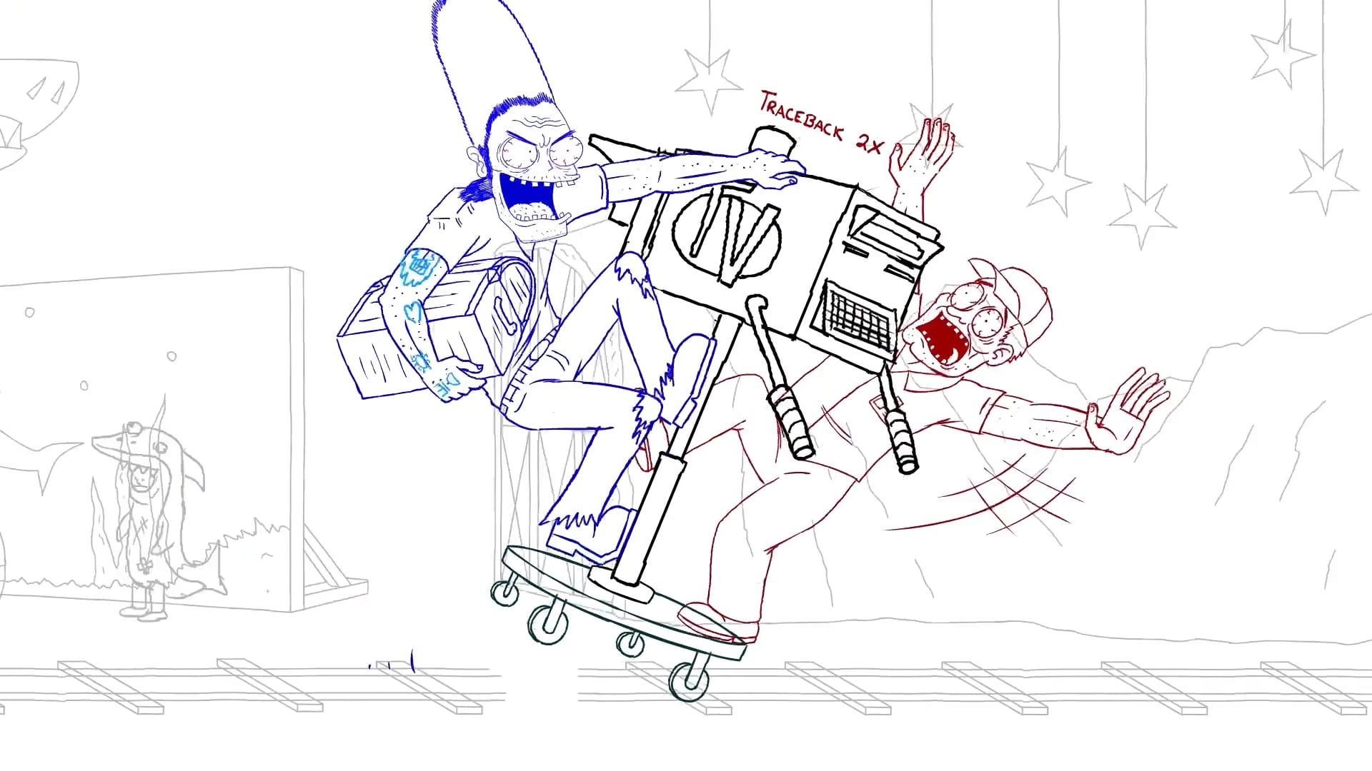 Superjail! - Jackife Movie Set (Anim Sample)