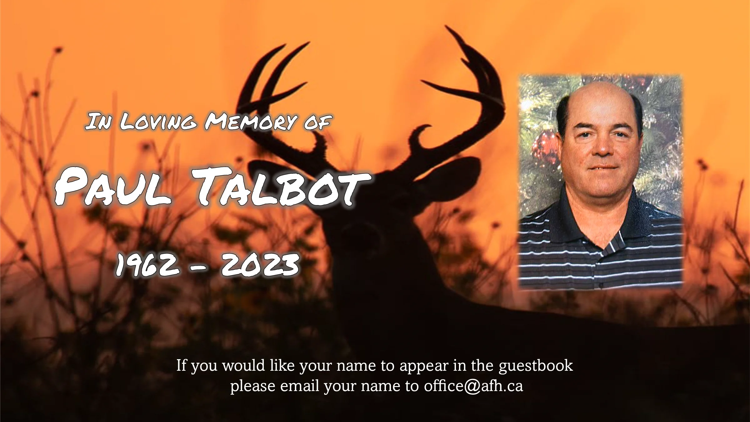 Paul Talbot Funeral Service on Vimeo