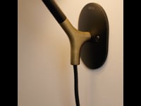Arbor Plug-In (1479003) in Matt Black / Matt Gold / Black Fabric - Video Thumbnail 1
