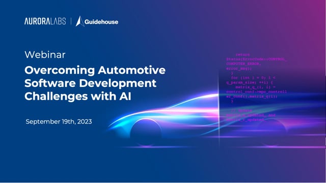 Overcoming automotive software development challenges with AI