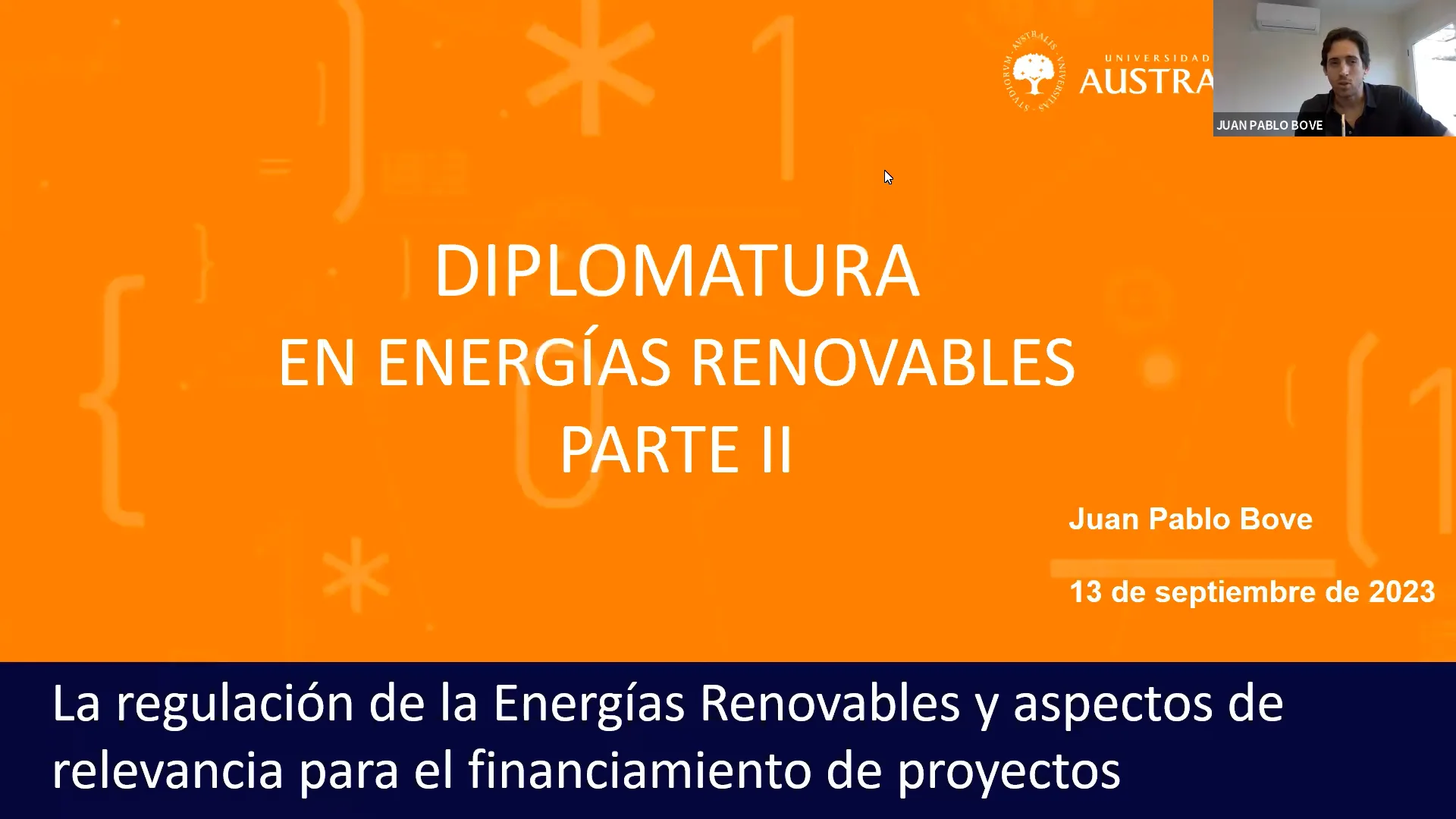 Dier 22023regulación De Las Energías Renovables 5 Clase 1309dier2regulatoriojuan Pablo 2611