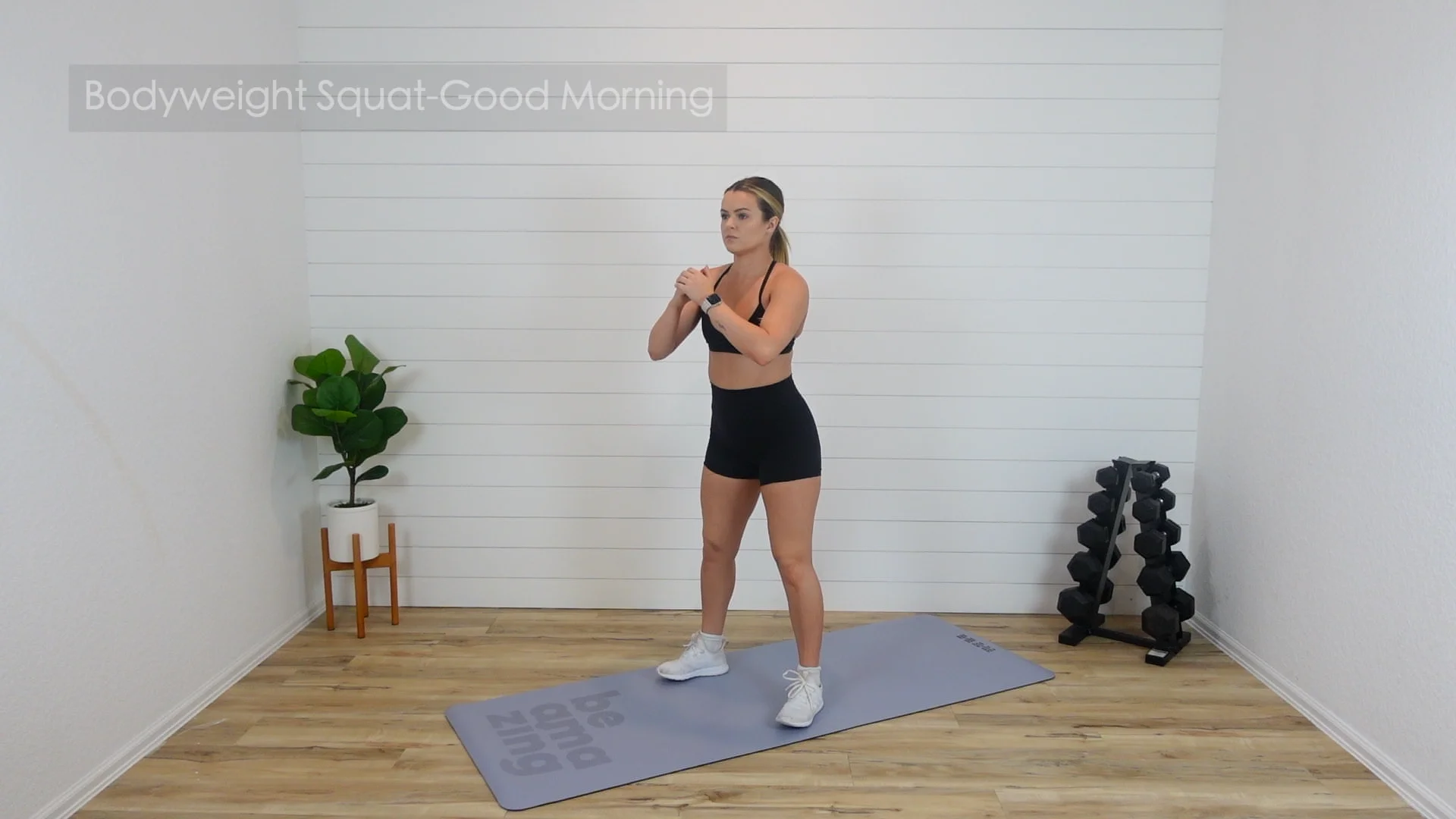 Bodyweight Squat Good Morning On Vimeo 1184