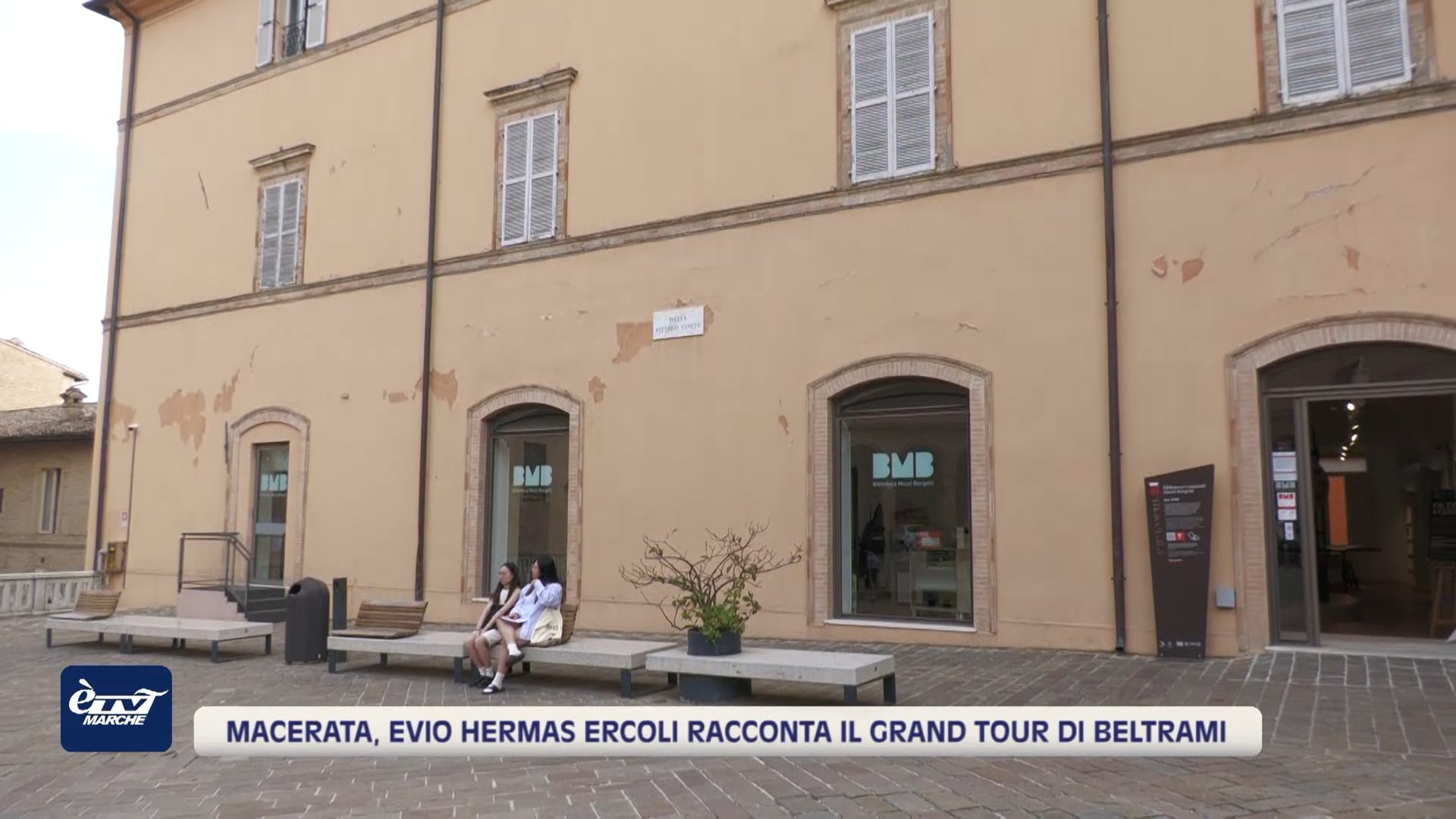 Macerata, Evio Hermas Ercoli racconta il Grand Tour di Beltrami - VIDEO