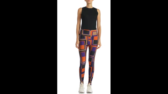 Vídeo do produto Legging Lycra Fuseau Estampada Art Déco