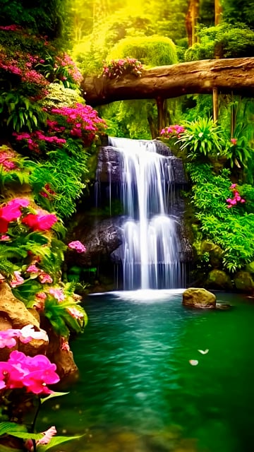 Waterfall, Water, Forest. Free Stock Video - Pixabay