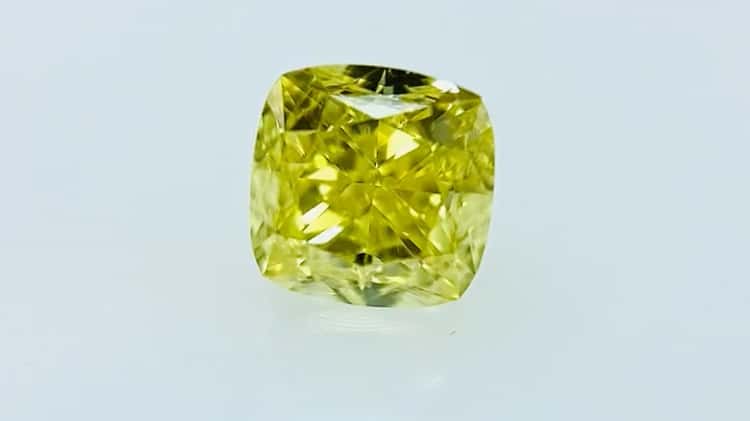 FANCY INTENSE YELLOW 0.504ct X/RT2315/CGL