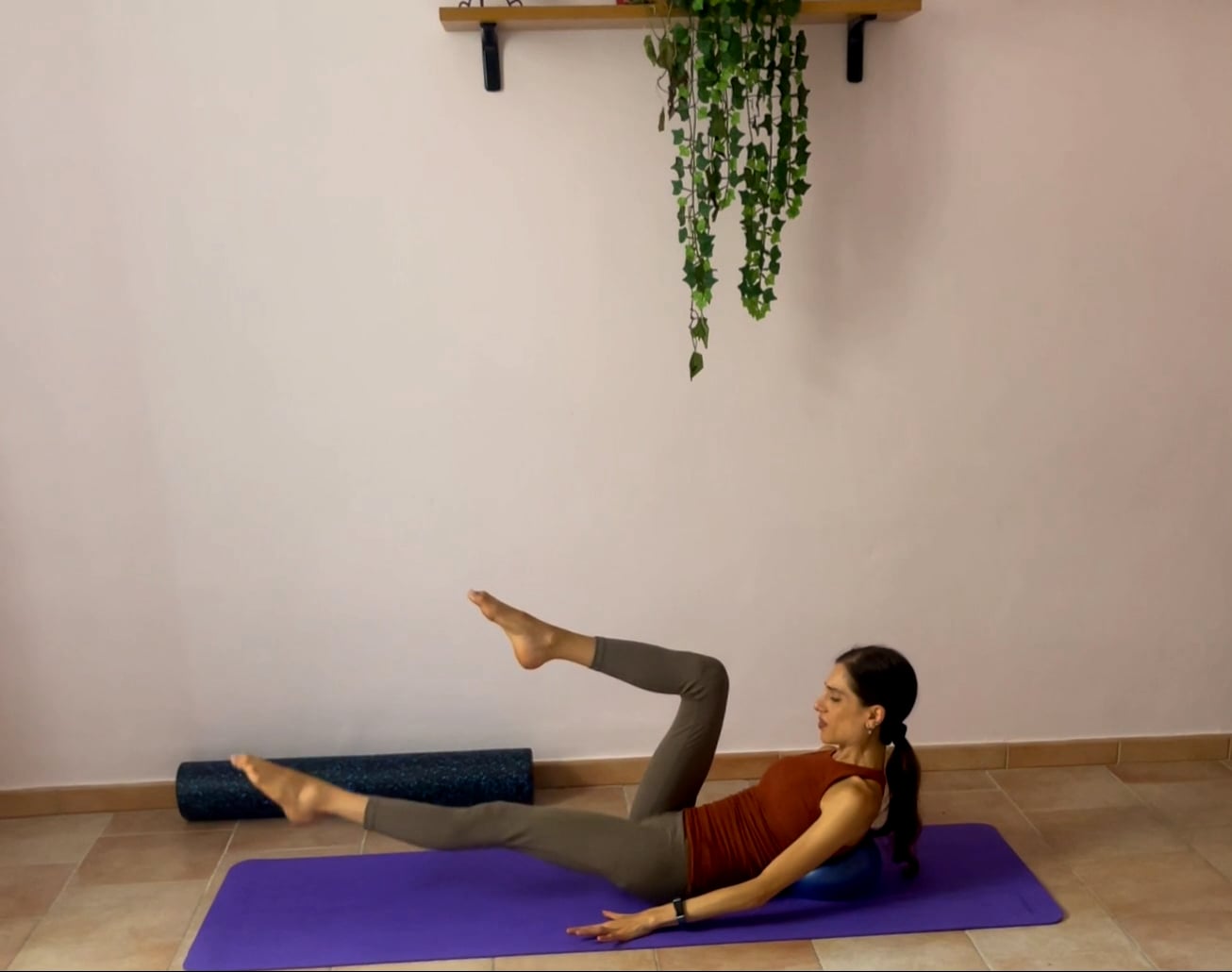 7 Min lower abs with the ball