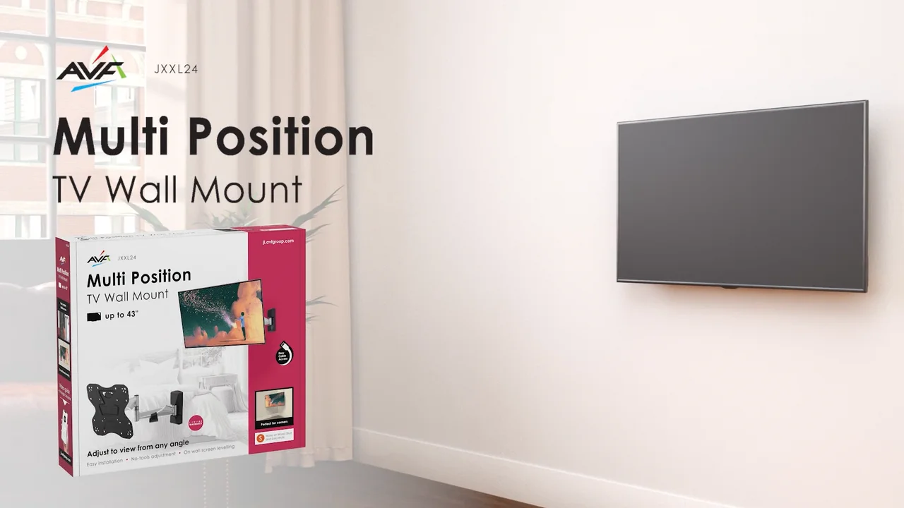 JXXL24: AVF Premium Multi Position TV Wall Mount - AVF Premium
