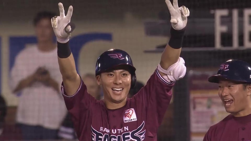 【5回裏】勝負所で輝く一打!! イーグルス・村林一輝 勝ち越しのタイムリーヒット!!  2023年9月20日 東北楽天ゴールデンイーグルス 対 福岡ソフトバンクホークス