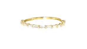 19 ct. t.w. Baguette Diamond Ring in 14kt Yellow Gold
