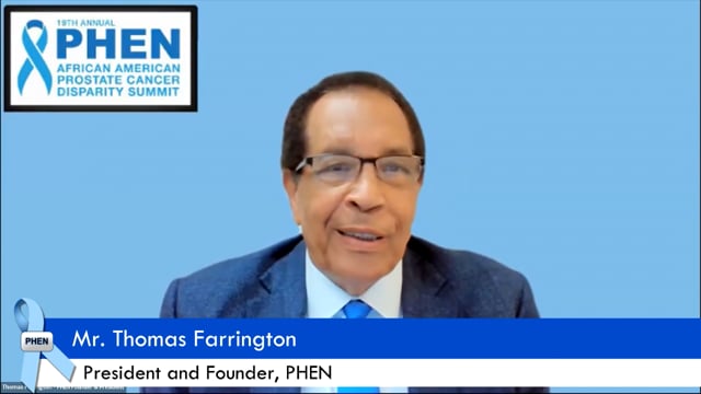 Summit Session II Welcome and Opening Remarks: Mr. Thomas Farrington