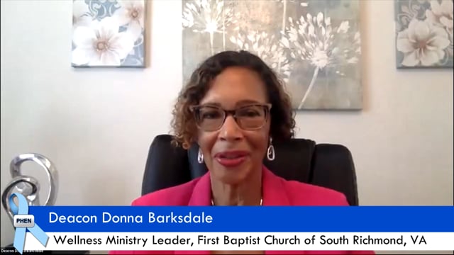 Faith-Based Partnership Strategies and Outcomes: Deacon Donna Barksdale
