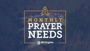 Monthly Prayer Needs - October 2023 | SBCV