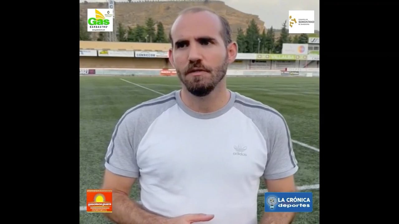 ALBERTO LISA (Entrenador Barbastro B) Monzón Fútbol Base 0-6 Barbastro B Somontano / Jornada 1 / Segunda Regional Gr 2-2