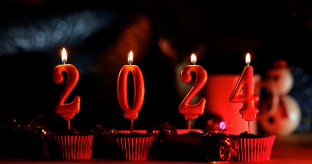 2024 Fond De Festival Du Nouvel An Effet De Lumière Spot Or Noir, 2024,  Nouvel An, Festival Image de Fond Pour le Téléchargement Gratuit - Pngtree