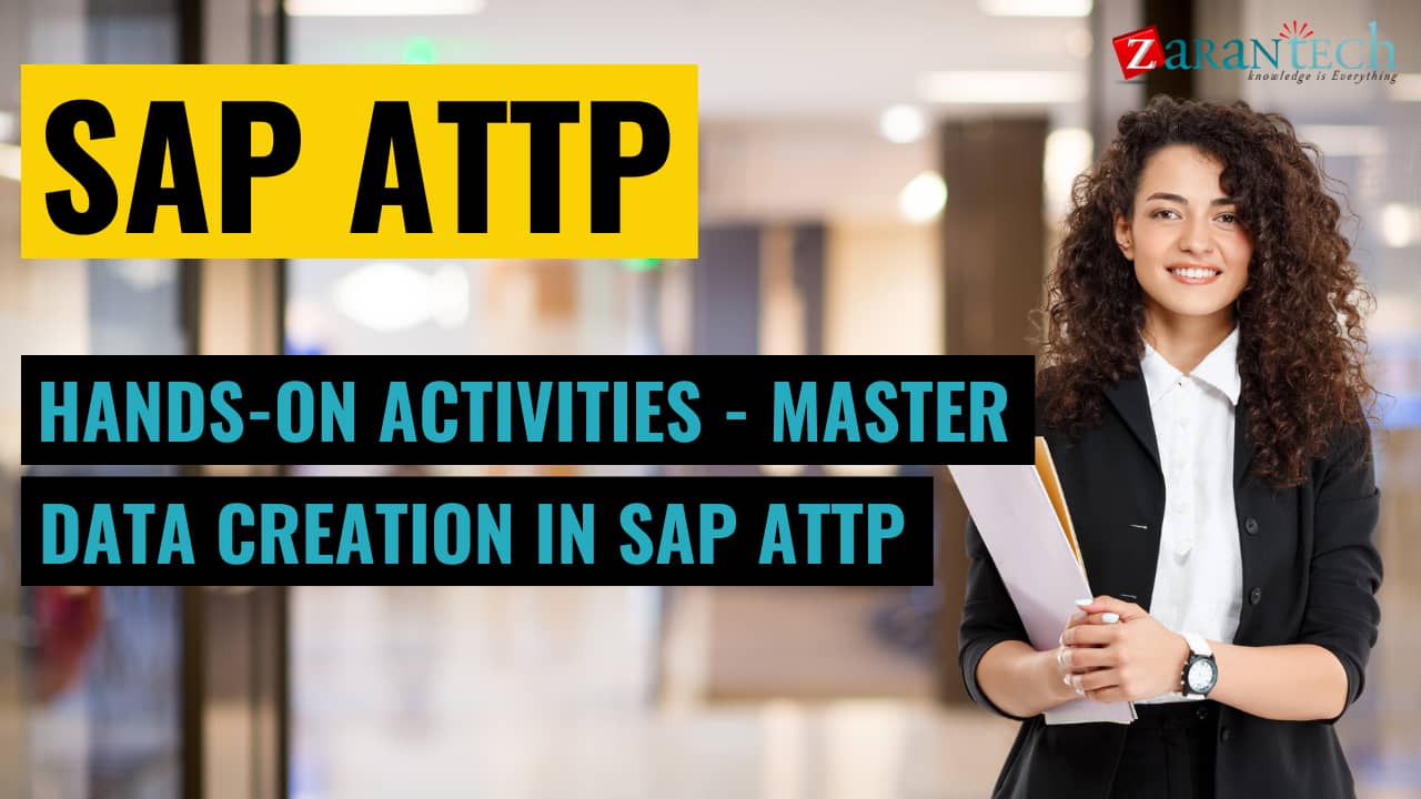 Hands On Activities Master Data Creation In Sap Attp Training On Vimeo 1223