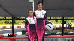 Estel Pagès i Anna Mañas s'estrenen al Campionat de Catalunya de Karts