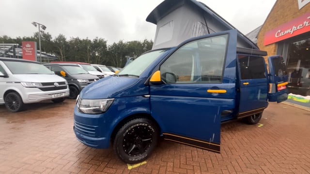 Vw transporter store ocean blue