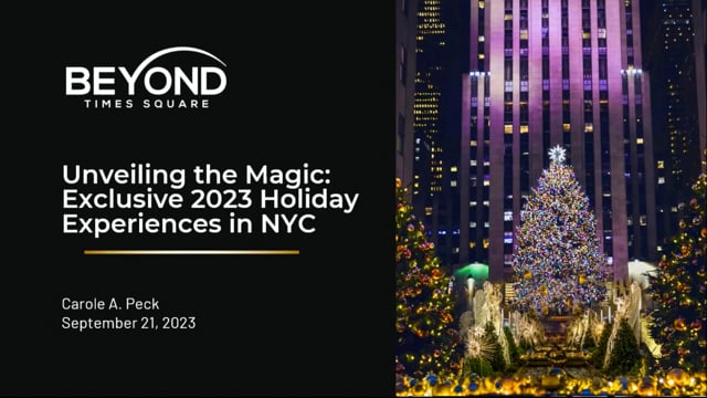 Unveiling the Magic: Exclusive 2023 Holiday Experiences in NYC