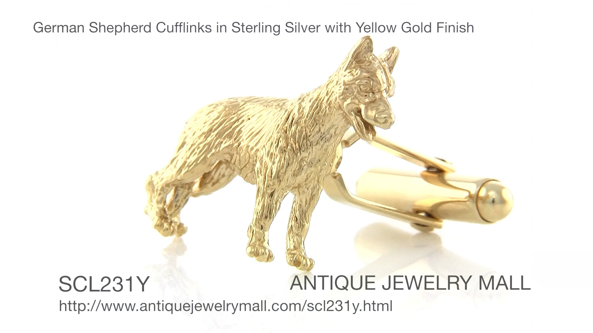 German Shepherd Dog Charm Antiqued Finish Sterling Silver German Shepherd Dog Charm Antiqued Finish Sterling Silver