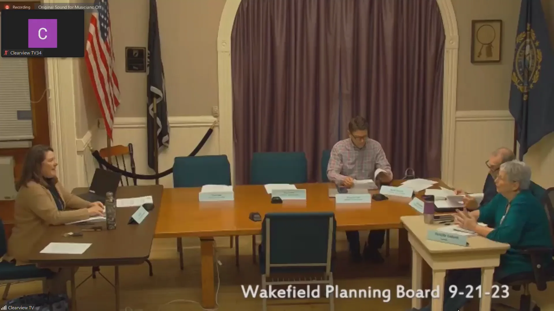 Wakefield Planning Board 9 21 23 on Vimeo