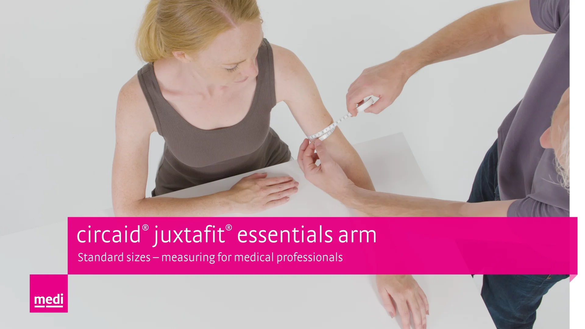 circaid® juxtafit® essentials arm – Standard sizes – measuring for