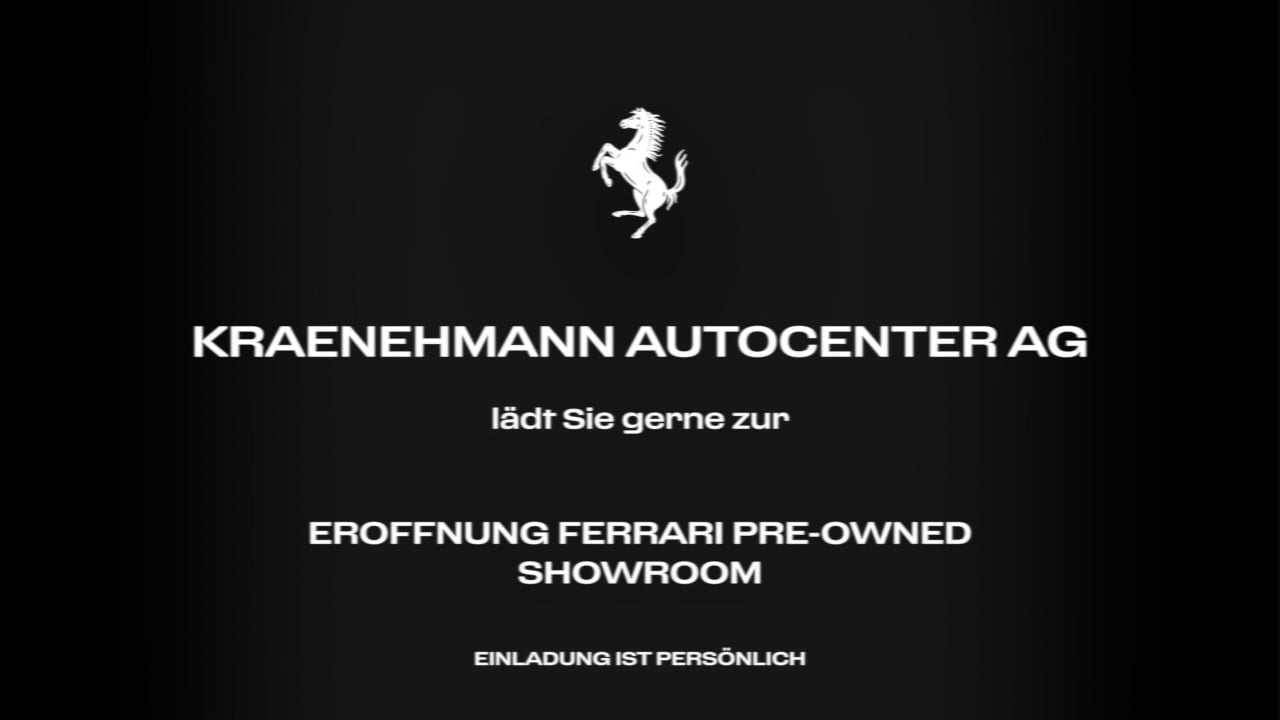 Eroffnung Ferrari Pre-owned Showroom 2022