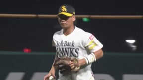 【ファーム】ホークス・仲田慶介 センターへ抜けようかという打球をダイビングキャッチ!!  2023年9月22日 福岡ソフトバンクホークス 対 阪神タイガース