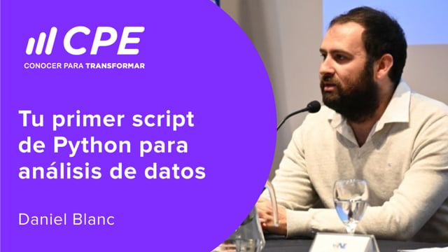 Crea tu primer script de Python para análisis de datos