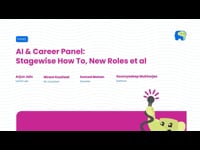 AI Career Panel: Stagewise HowTo, New Roles et al