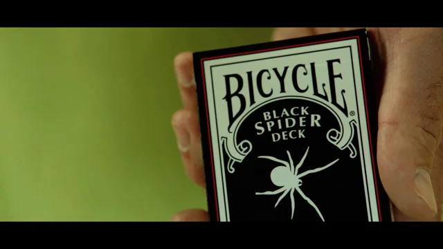 Bicycle black best sale spider deck