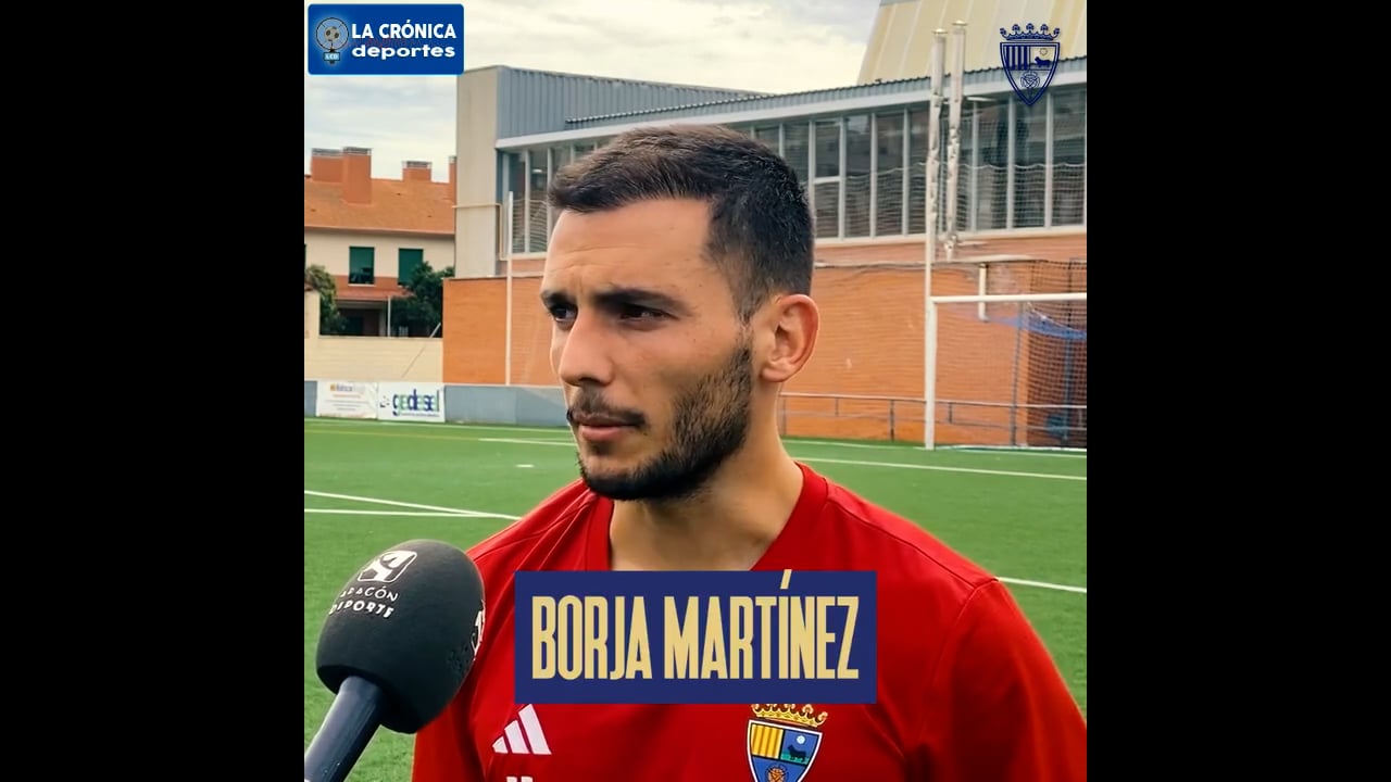 LA PREVIA / Real Unión - CD Teruel / BORJA MARTÍNEZ (Jugador Teruel) / J5 - 1ª RFEF / Fuente: CD Teruel