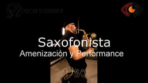 Saxofonista para eventos.