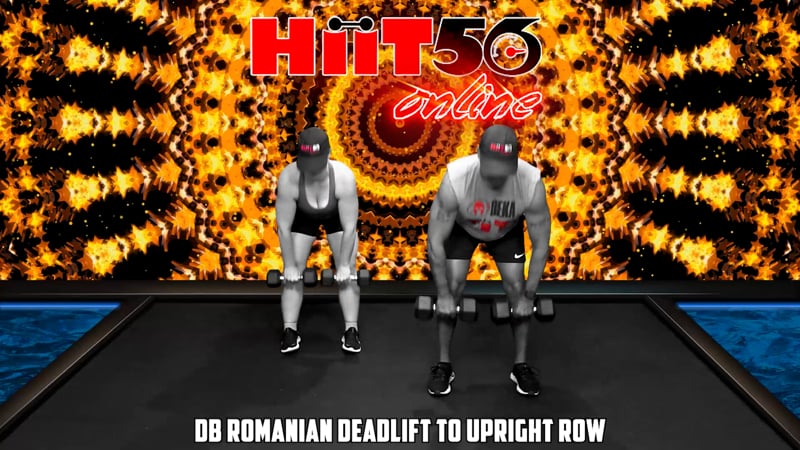 DB Romanian Deadlift to Upright Row