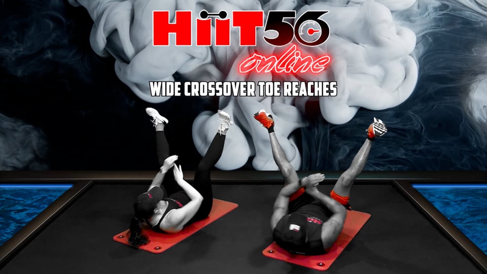 Wide Crossover Toe Reaches