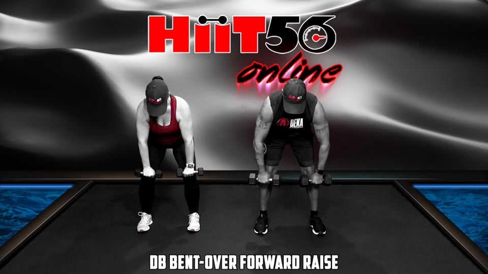 DB Bent-Over Forward Raise