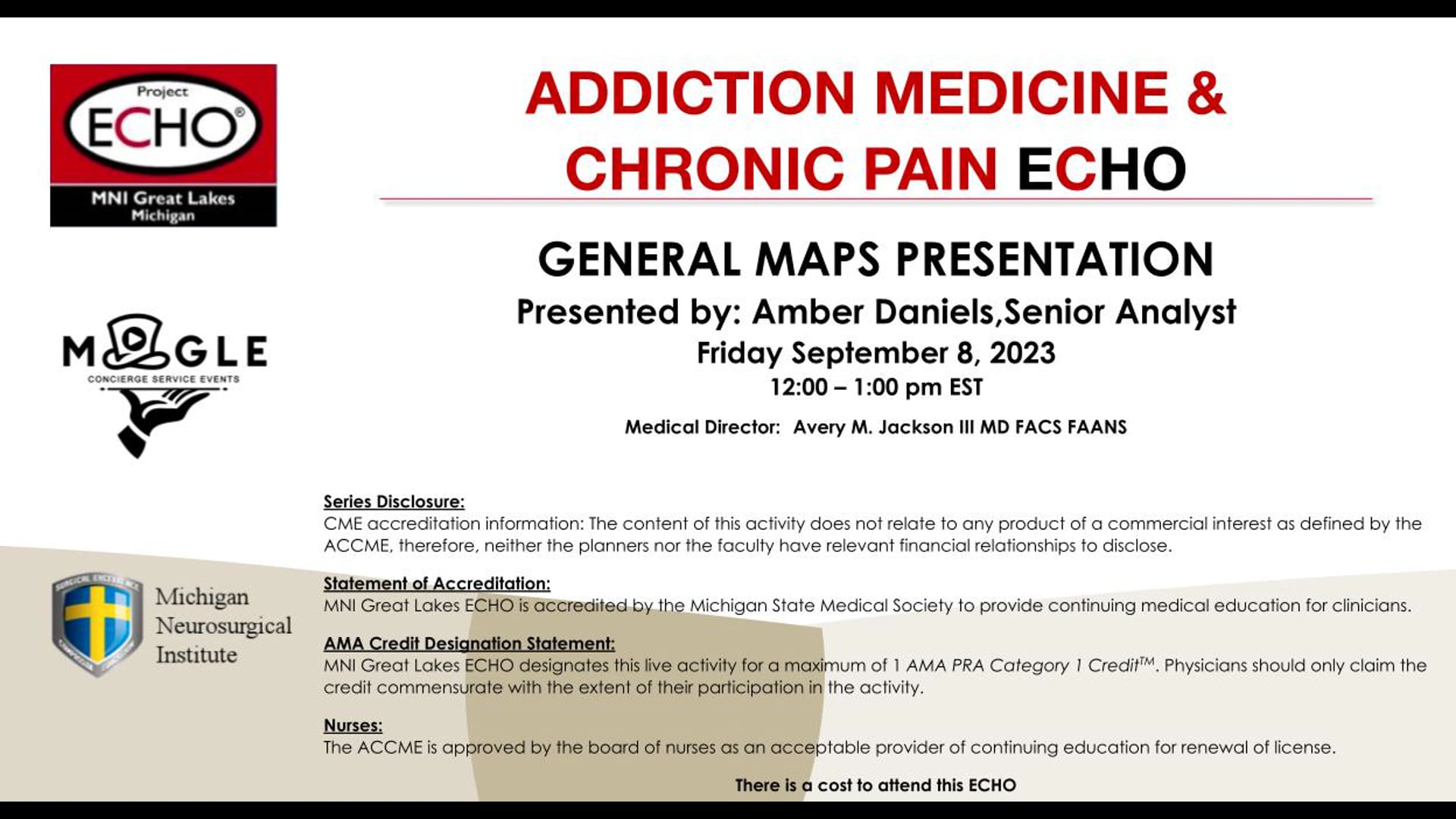 GENERAL MAPS PRESENTATION