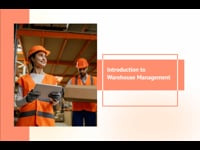 Introduction to Warehouse Management