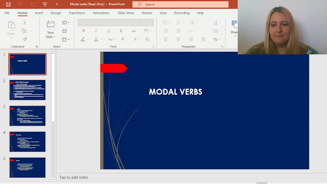 modal verbs intermediate on Vimeo