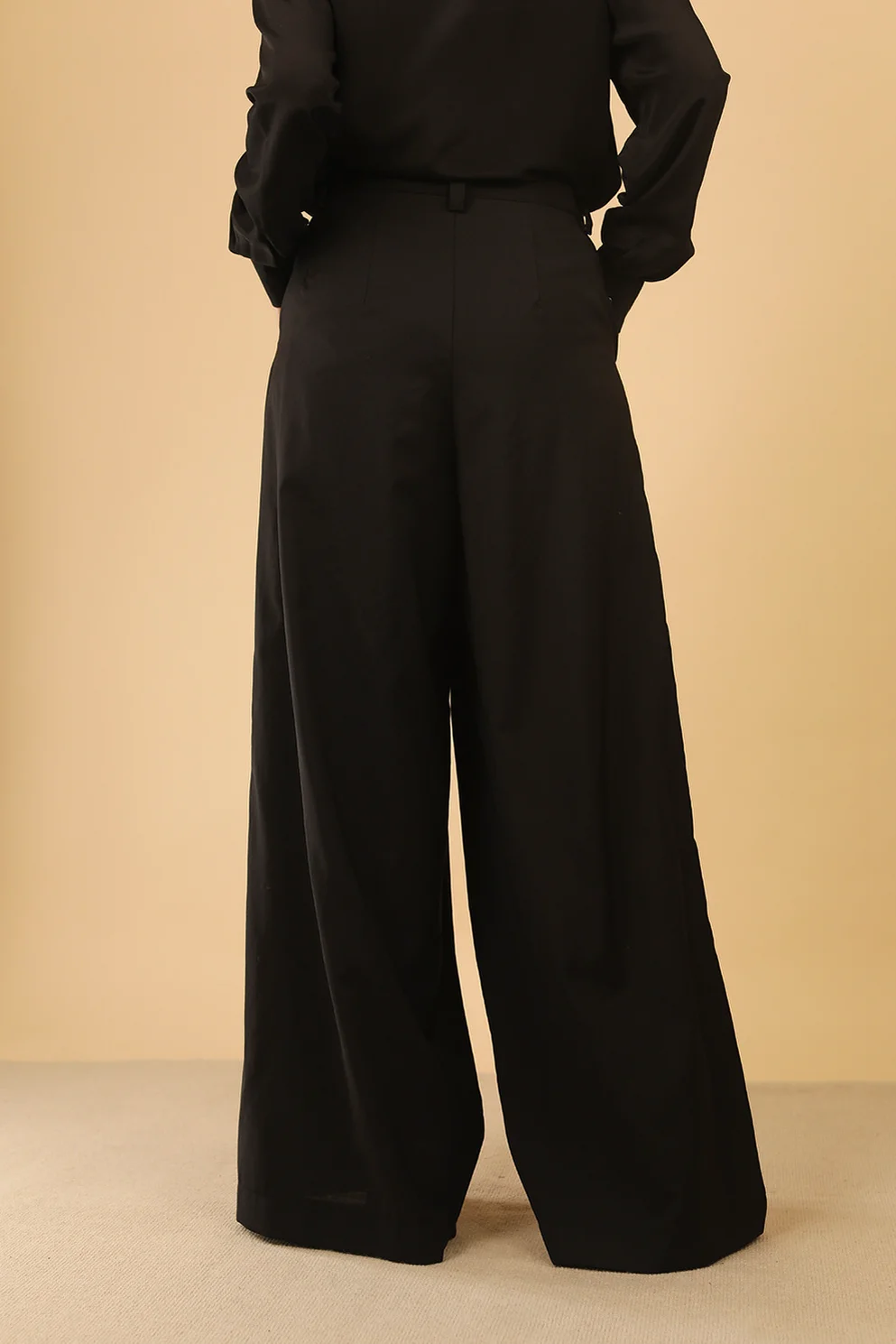 【RECTO】 HIGH-RISE CURVED LEGS WOOL PANTS RECTO high-rise wool pants | REVERSIBLE