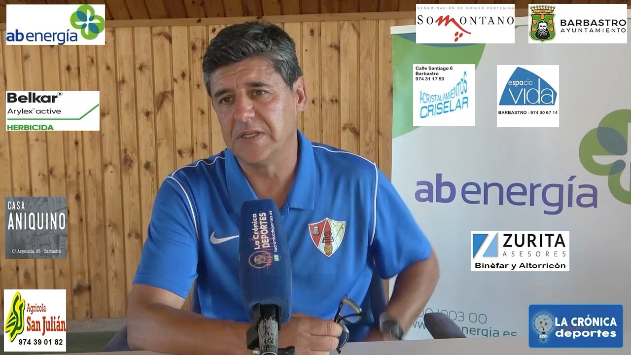 JOSETE (Entrenador Barbastro) UD Barbastro 1-1 Utebo FC / Jor. 4 - Segunda Rfef - Gr 2