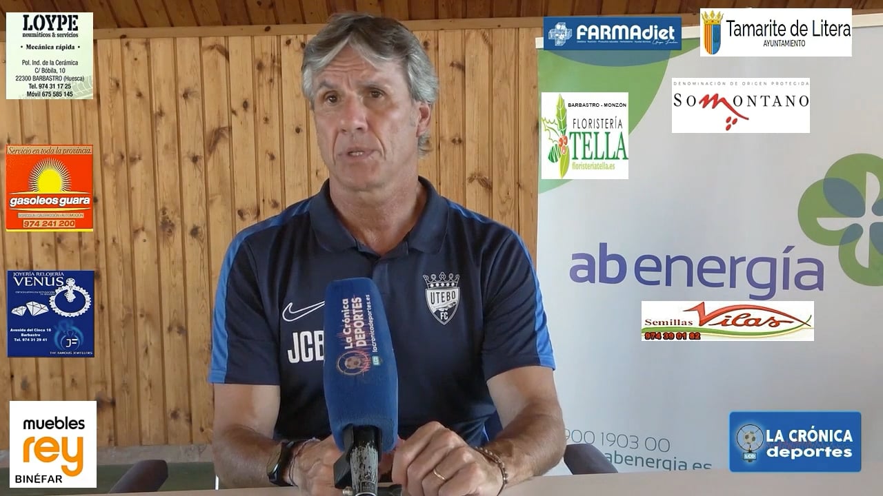 JUAN CARLOS BELTRÁN (Entrenador Utebo) UD Barbastro 1-1 Utebo FC / Jor. 4 - Segunda Rfef - Gr 2