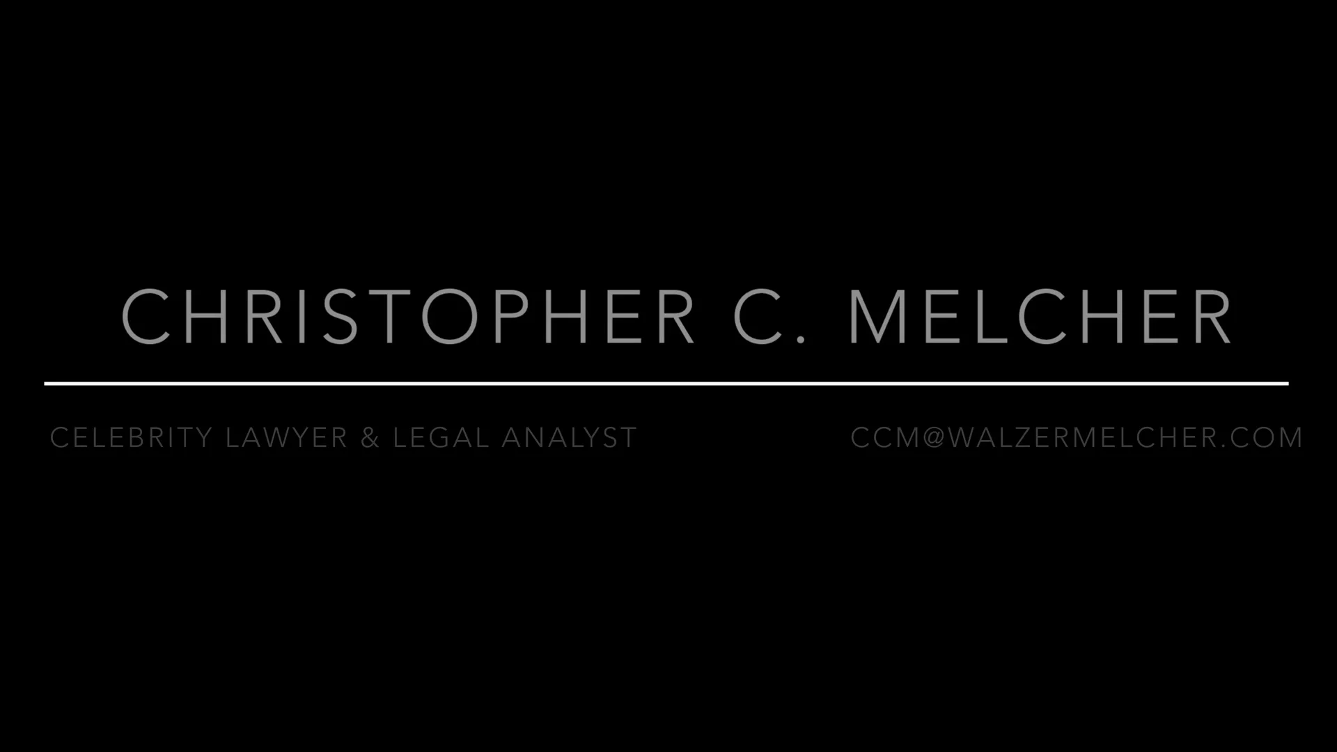 Chris Melcher Top Family Law Attorney Expert Reel '23 on Vimeo