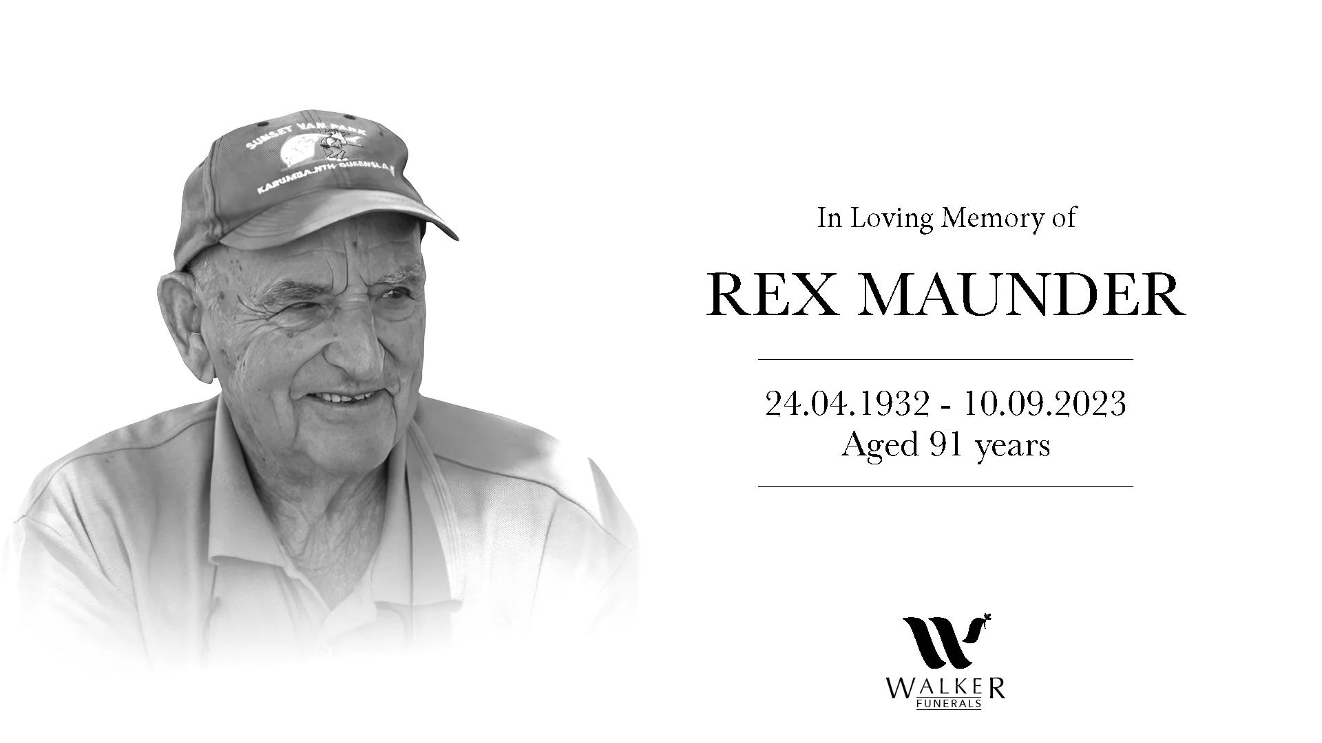 Robert B Walker Funerals Rex Maunder on Vimeo