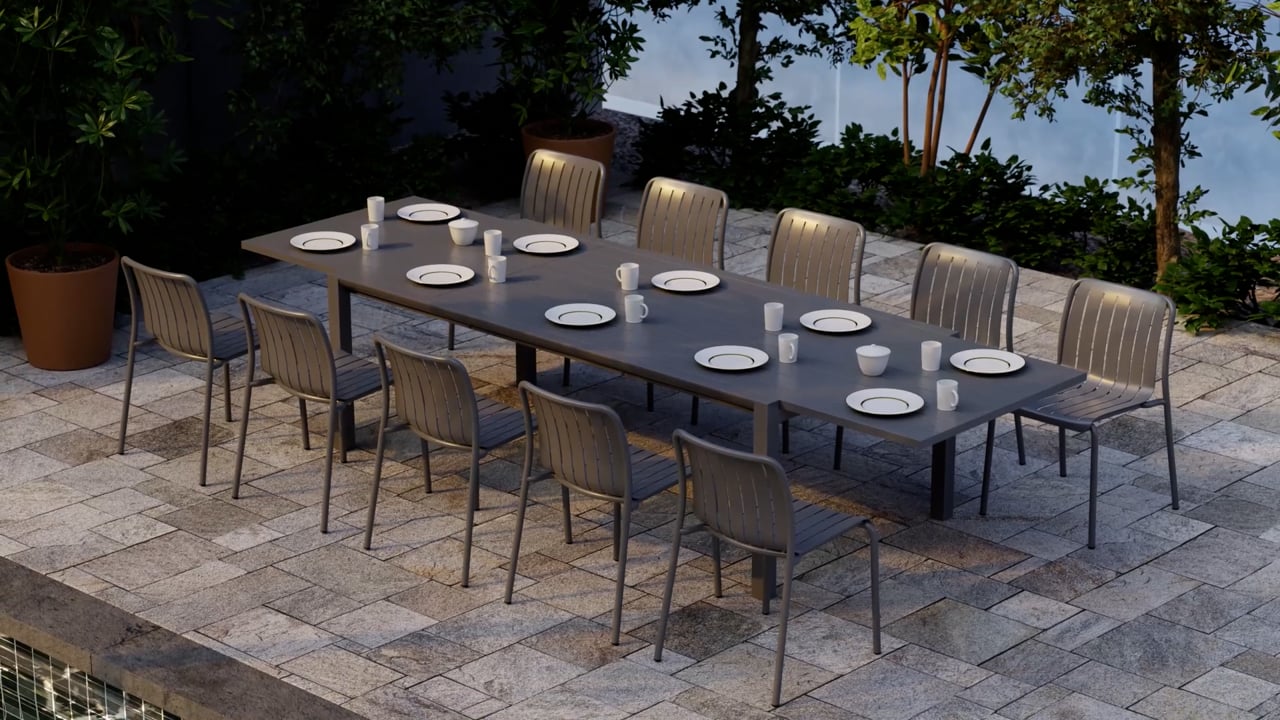 Outdoor dining set online extendable