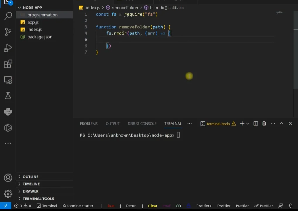 nodejs on Vimeo