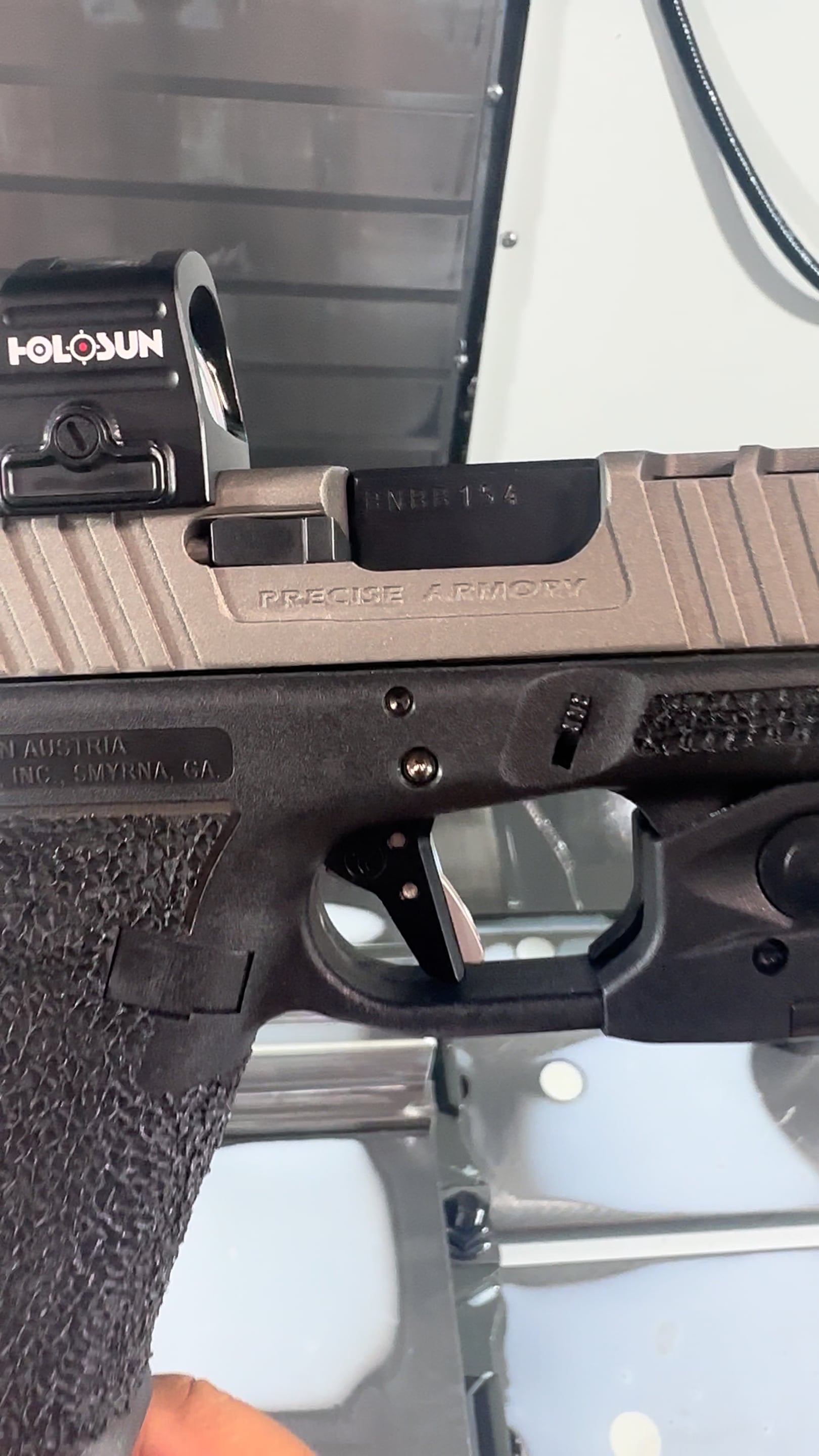 Precise Slide & Optic Cuts - Slide Cuts Cerakote Optic Cuts