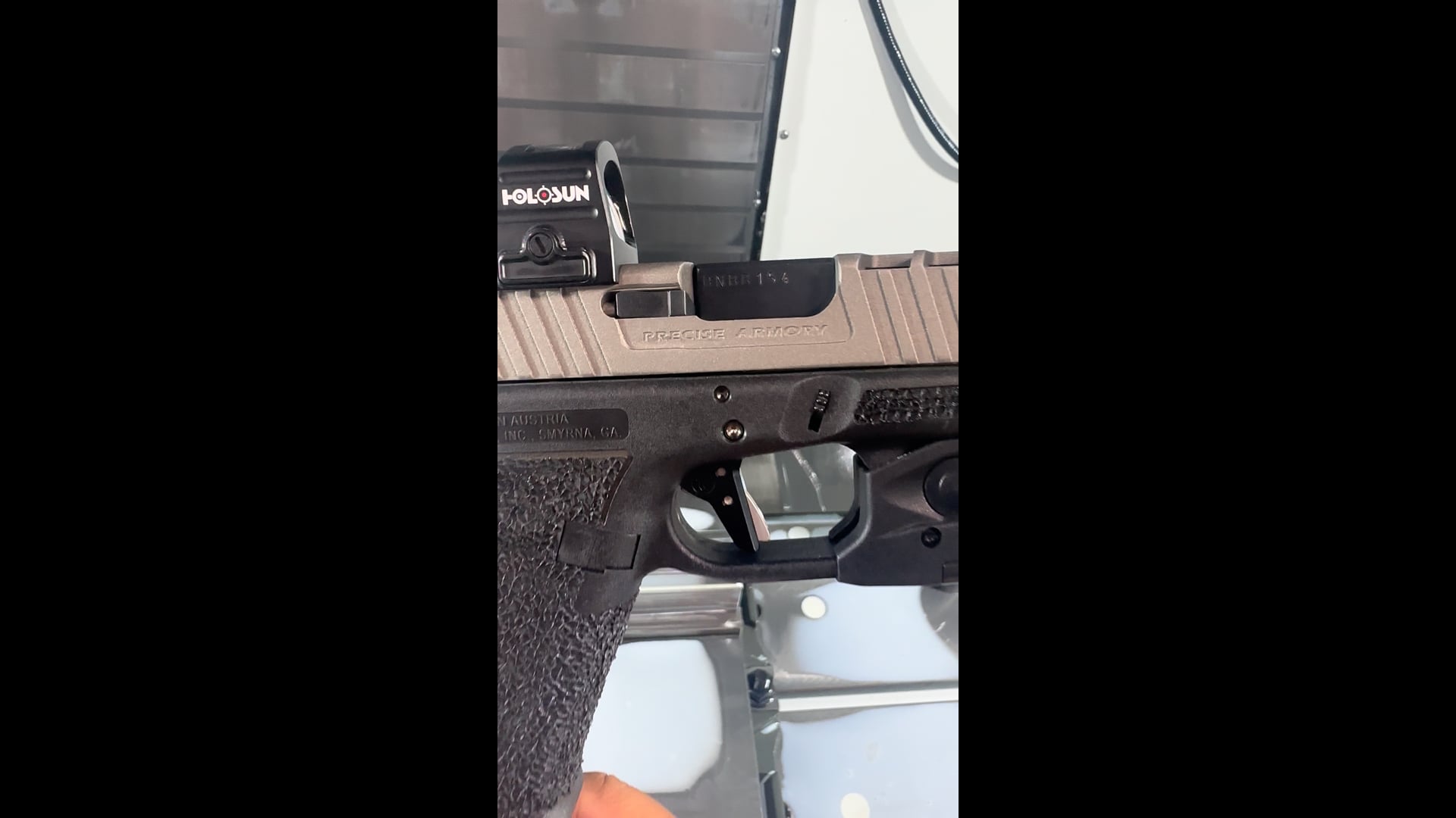 Precise Slide & Optic Cuts - Slide Cuts Cerakote Optic Cuts