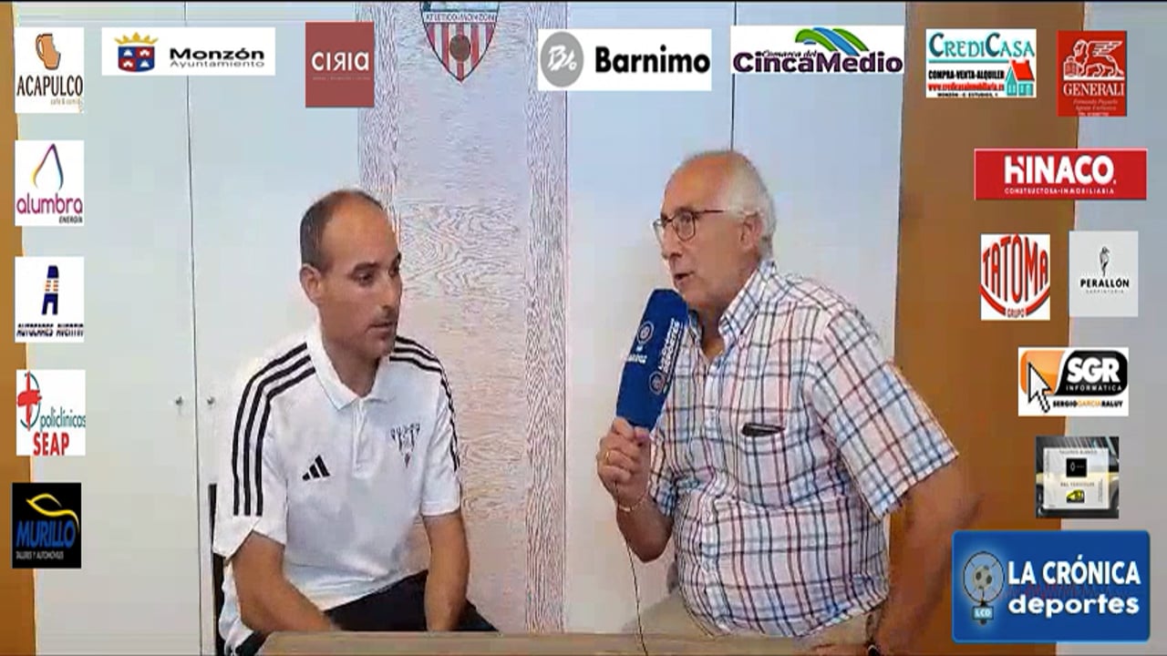 IVAN MARTINEZ ( Entrenador Ejea ) At.Monzón Alumbra-0-1-SD Ejea / J 3 / 3ª División