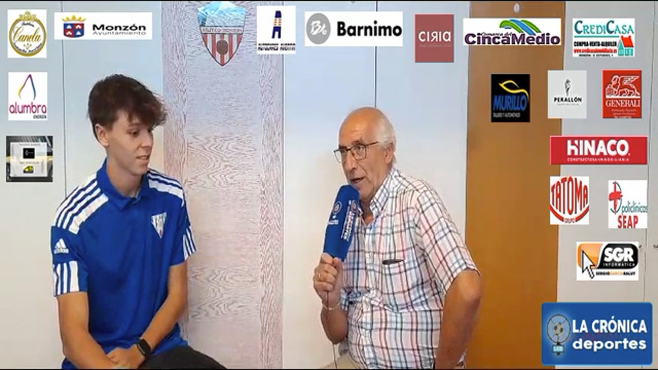 DAVID IGLESIAS ( Jugador Ejea ) At.Monzón Alumbra 0-1-SD Ejea  / J 3 / 3ª División